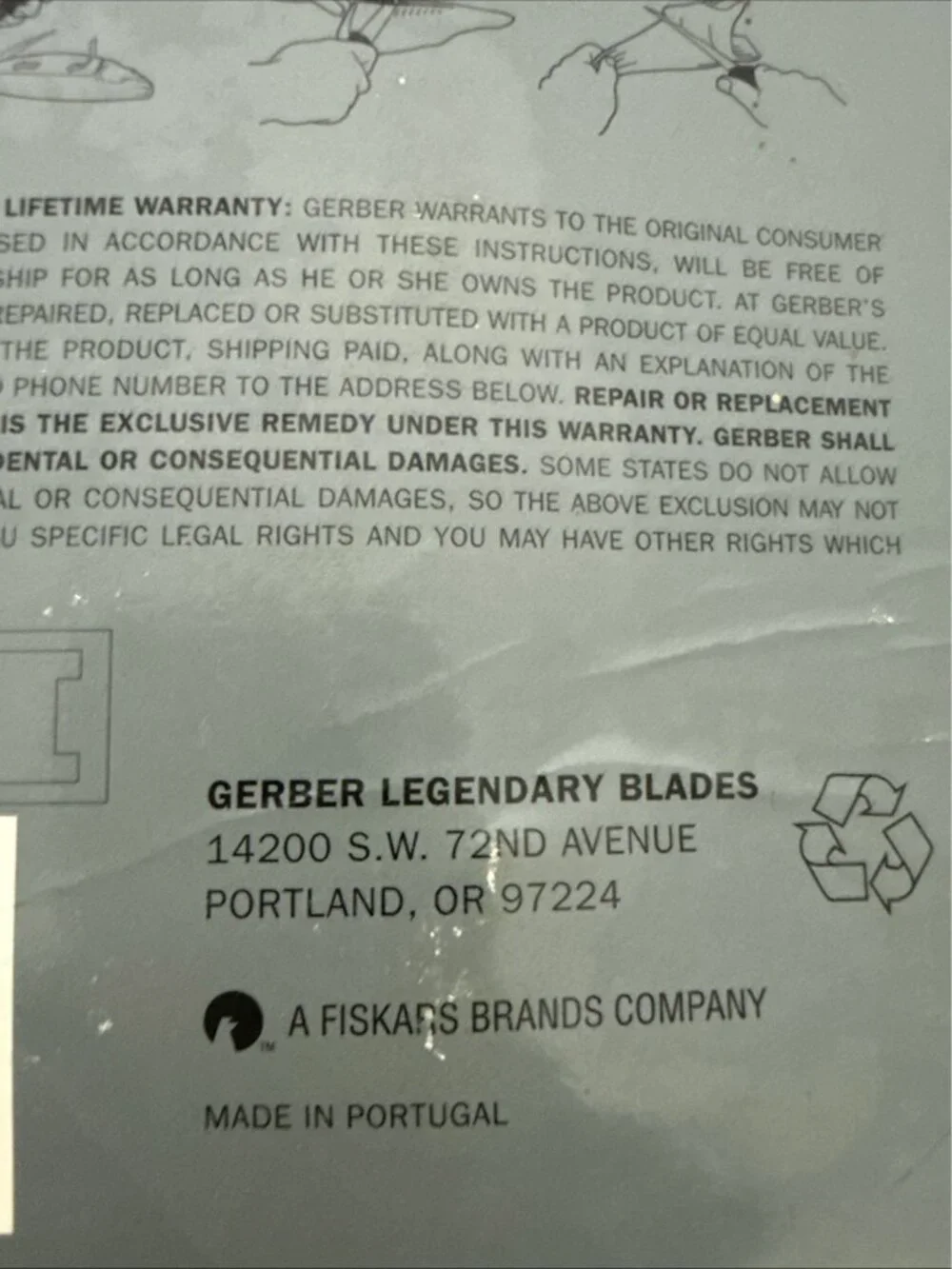 Gerber Gator Fillet Knife Slip Resistant Handle 7.5